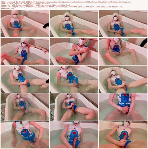 Catboiaoi - 05 06 2021 2128634690 - Looks Like Kowaru Stole Shinji S Plug Suit And Had A Little Fun In The Steamy Bath House Watch As 1080p - Preview