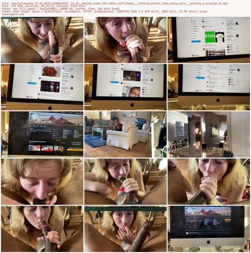 Scarlettepanda - 11 01 2022 2308043437 14 31 Bowjob Under The Table With Daddy Nothing Better Than Doing Work Getting A Blowjob At 720p - Preview