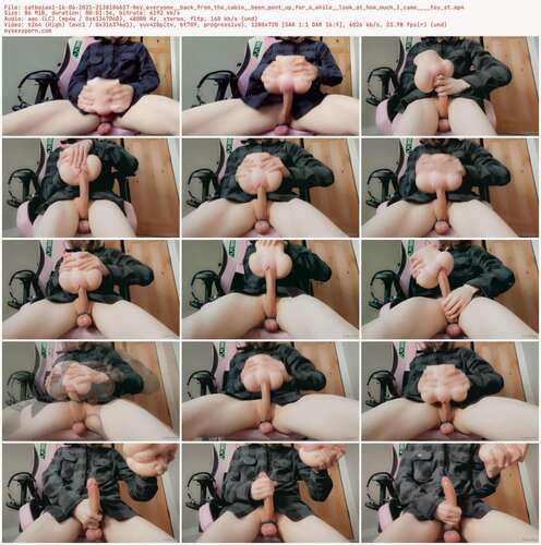 Catboiaoi - 16 06 2021 2138106657 - Hey Everyone Back From The Cabin Been Pent Up For A While Look At How Much I Came Toy St 720p - Preview