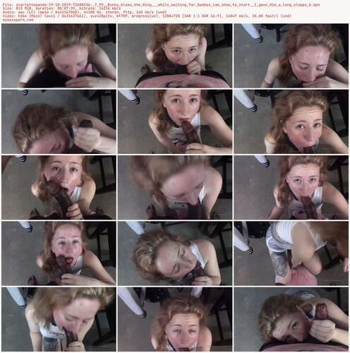 Scarlettepanda - 19 10 2019 72688336 7 59 Bunny Blows The King While Waiting For Daddys Cam Show To Start I Gave Him A Long Sloppy B 720p - Preview