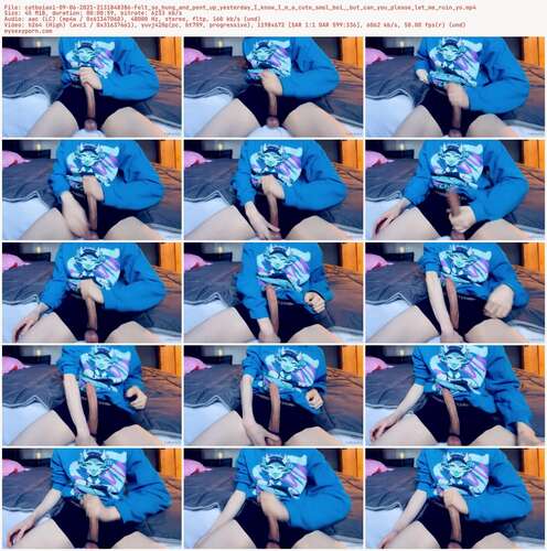 Catboiaoi - 09 06 2021 2131848386 - Felt So Hung And Pent Up Yesterday I Know I M A Cute Smol Boi But Can You Please Let Me Ruin Yo 672p - Preview