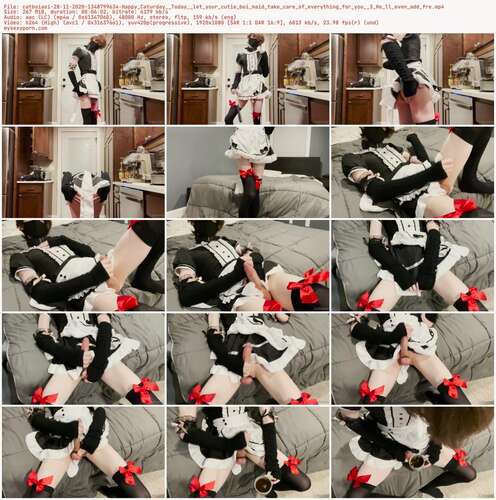 Catboiaoi - 28 11 2020 1348799634 - Happy Caturday Today Let Your Cutie Boi Maid Take Care Of Everything For You 3 He Ll Even Add Fre 1080p - Preview