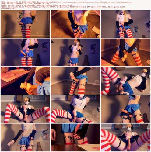 Catboiaoi - 05 01 2022 2321387560 - I M Back Watch Shimakaze Tease You Tell You About How He Ll Stretch Out Your Throat And Pump 720p - Preview
