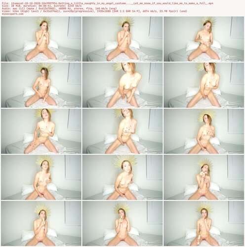 Itsmecat - 10 10 2020 1049907954 - Getting A Little Naughty In My Angel Costume... Let Me Know If You Would Like Me To Make A Full 1080p - Preview