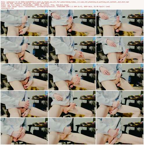 Catboiaoi - 14 12 2020 1445495763 - I Want To Thank You All For Subscribing Today 3 I Was Not Planning On Putting Out Content But Here 1080p - Preview