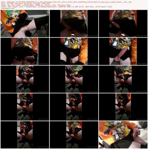Catboiaoi - 21 09 2020 932653533 - It S Not Halloween Just Yet But I Still Have Something Sticky That Ll Give You A Sweet Tooth Toy 720p - Preview