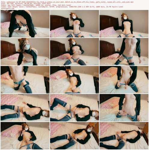 Catboiaoi - 16 07 2021 2165303311 - You Find A Catboy On Your Bed. Watch As He Shows Off His Tummy Gets Cocky Nyaas All Cute And Cums 720p - Preview