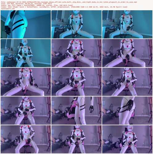 Catboiaoi - 19 11 2021 2278464299 - Rei Ayanami Shows Off Her Cute Butt Big Dick And Tight Body In Her Latex Plugsuit In Order To Caus 1080p - Preview