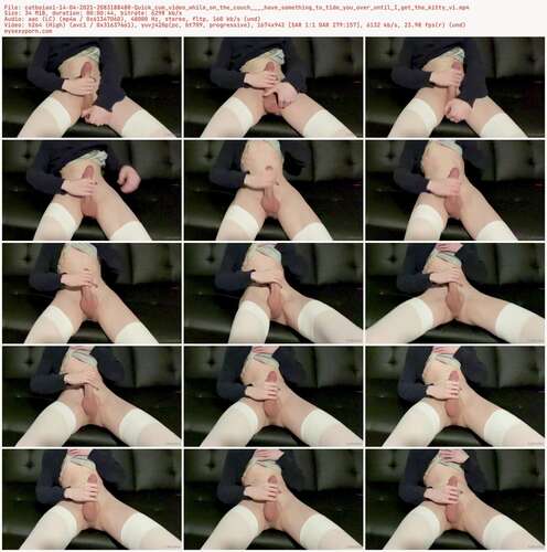 Catboiaoi - 14 04 2021 2083188488 - Quick Cum Video While On The Couch Have Something To Tide You Over Until I Get The Kitty Vi 942p - Preview