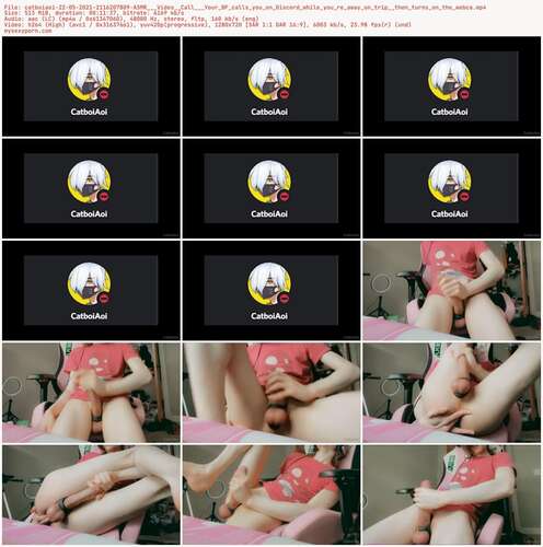 Catboiaoi - 22 05 2021 2116207809 - Asmr Video Call Your Bf Calls You On Discord While You Re Away On Trip Then Turns On The Webca 720p - Preview