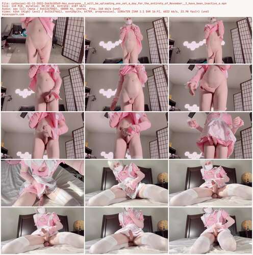 Catboiaoi - 01 11 2022 2663618569 - Hey Everyone I Will Be Uploading One Set A Day For The Entirety Of November I Have Been Inactive A 720p - Preview