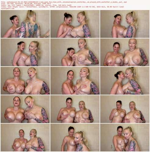 Cathyheaven - 01 10 2021 2235288418 - I Had Some Fun Time With Misskaylagreen Yesterday We Played With Eachother S Boobs Put 480p - Preview