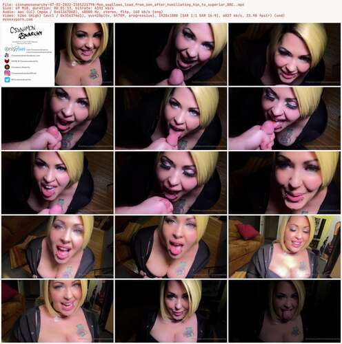 Cinnamonanarchy - 07 02 2022 2355221798 - Mom Swallows Load From Son After Humiliating Him To Superior Bbc. 1080p - Preview