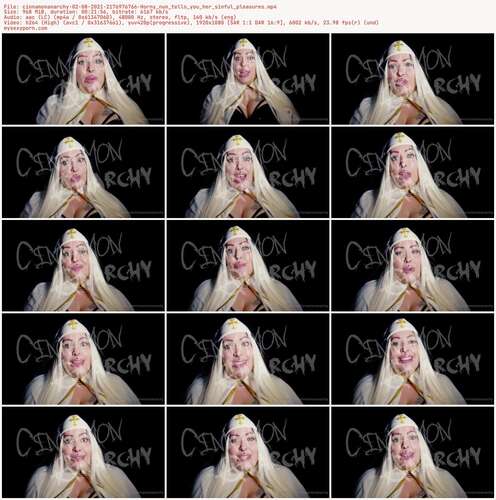 Cinnamonanarchy - 02 08 2021 2176976766 - Horny Nun Tells You Her Sinful Pleasures 1080p - Preview