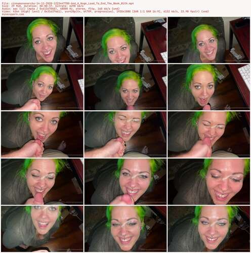 Cinnamonanarchy - 14 11 2020 1223447780 - And A Huge Load To End The Week With 1080p - Preview