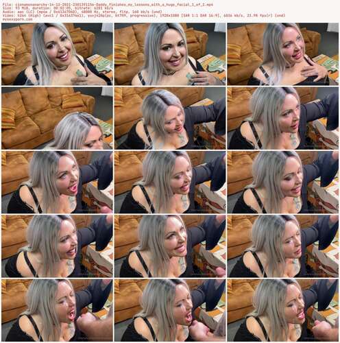 Cinnamonanarchy - 14 12 2021 2301391156 - Daddy Finishes My Lessons With A Huge Facial 1 Of 2 1080p - Preview