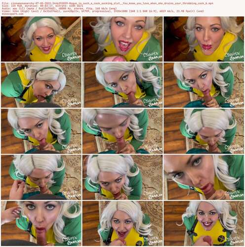 Cinnamonanarchy - 07 05 2022 2446393039 - Rogue Is Such A Cock Sucking Slut You Know You Love When She Drains Your Throbbing Cock B 1080p - Preview