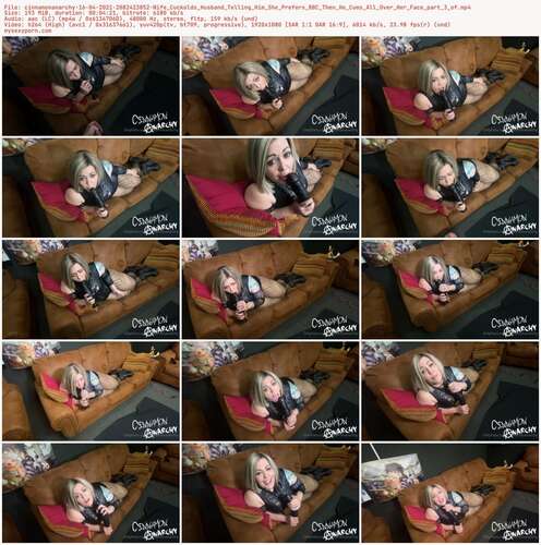 Cinnamonanarchy - 16 04 2021 2082423852 - Wife Cuckolds Husband Telling Him She Prefers Bbc Then He Cums All Over Her Face Part 3 Of 1080p - Preview