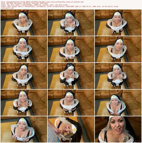 Cinnamonanarchy - 10 06 2020 412725731 - Naughty Nuns Love Sucking The Cocks Of Sinners 1080p - Preview