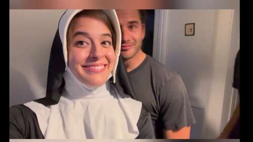 Abbie Maley - Abbie Maley Roleplays as a Nun [1080p] - Cover