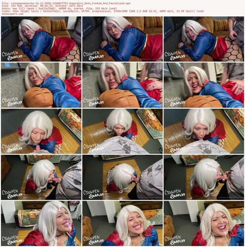 Cinnamonanarchy - 16 11 2020 1268037753 - Supergirl Gets Fucked And Facialized 1080p - Preview