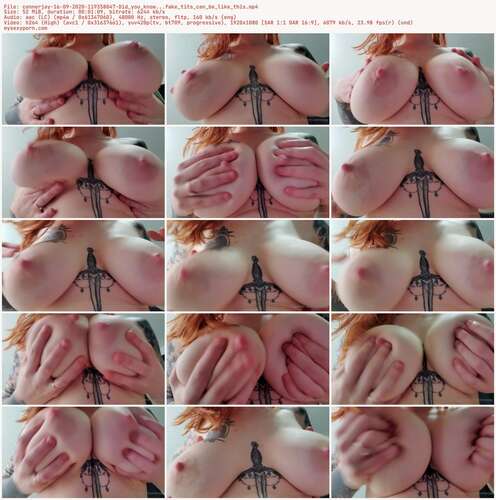 Connerjay - 16 09 2020 119358047 - Did You Know...Fake Tits Can Be Like This 1080p - Preview