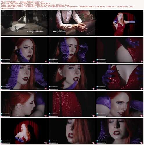 MollyRedWolf - Jessica Rabbit Trailer 2160p - Preview