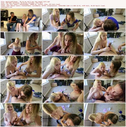 NataliyaCrimson - Oh no we can't pay the repair bill 1080p - Preview