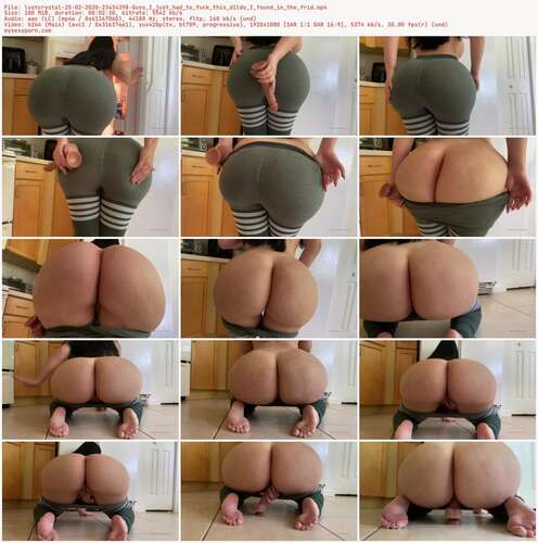 Lustcrystal - 25 02 2020 23434398 - Guys I Just Had To Fuck This Dildo I Found In The Frid 1080p - Preview