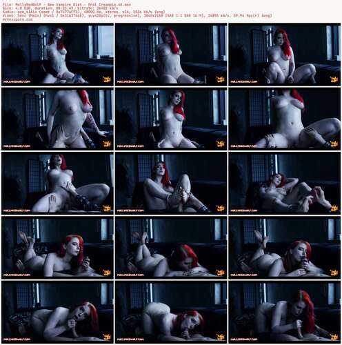 MollyRedWolf - New Vampire Diet - Oral Creampie 2160p - Preview