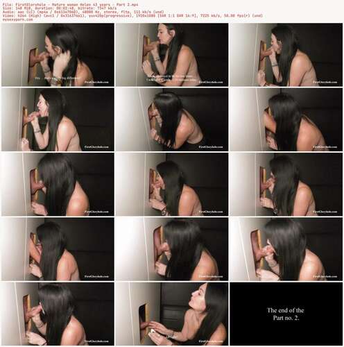 FirstGloryhole - Mature woman Helen 43 years - Part 2 1080p - Preview