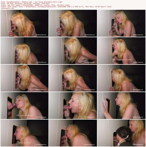 FirstGloryhole - Mature Lena - her first Gloryhole Part 3 1080p - Preview