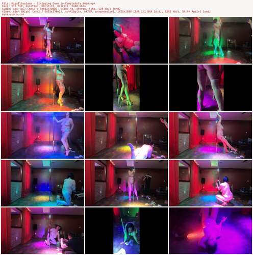 MissIllusions - Stripping Down To Completely Nude 1080p - Preview