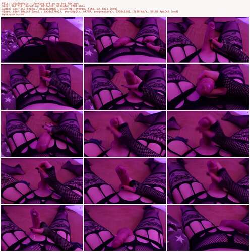 LalaThePala - Jerking Off On My Bed POV 1080p - Preview