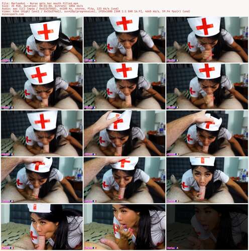 MarleeKai - Nurse Gets Her Mouth Filled 1080p - Preview