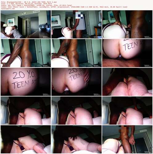 BlackpantherXXX - 20 Y.O. JUICY ASS TEEN Part 1 1080p - Preview