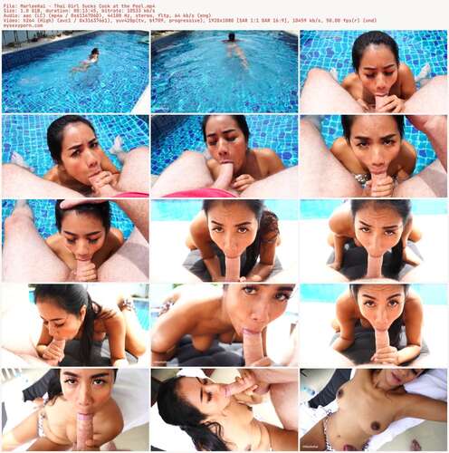 MarleeKai - Thai Girl Sucks Cock At The Pool 1080p - Preview