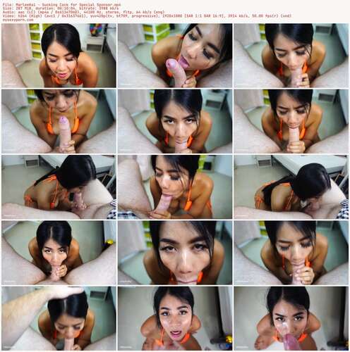 MarleeKai - Sucking Cock For Special Sponsor 1080p - Preview