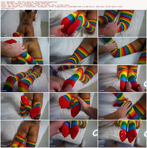 MarleeKai - Thai Girl Gets Her Stockings Worshipped 1080p - Preview