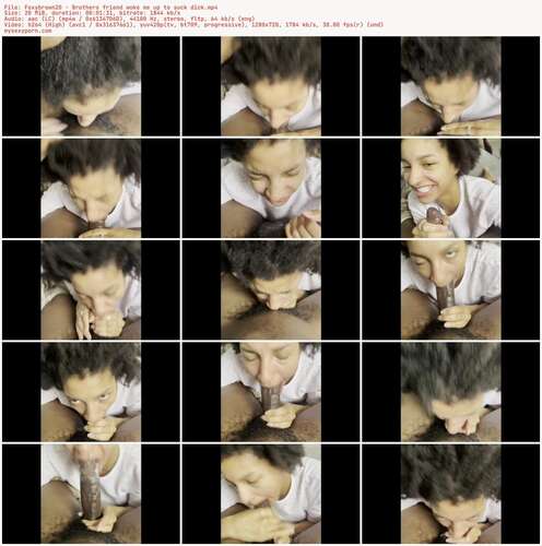 Foxybrown20 - Brothers Friend Woke Me Up To Suck Dick 720p - Preview