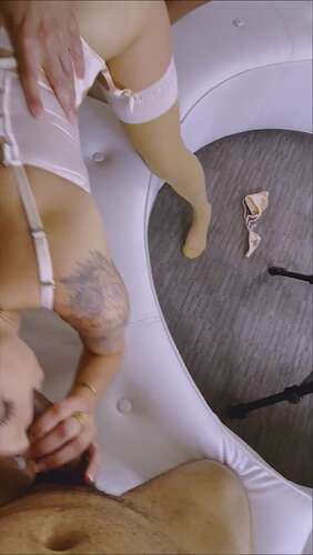 Johnlegendary – Slut With Huge Natural Boobs Gets Railed By 2 BBCs – BTS 1080p - Cover