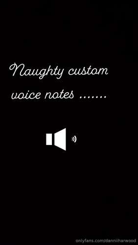 Danniiharwood - 11 01 2019 4427837 - Xxx Custom Voice Note 1280p - Cover