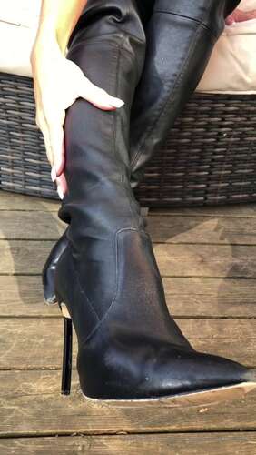 Danniiharwood – 14 04 2020 31788337 – Tease Tuesday First Up Today Is My Leather Boots Joi 1280p - Cover