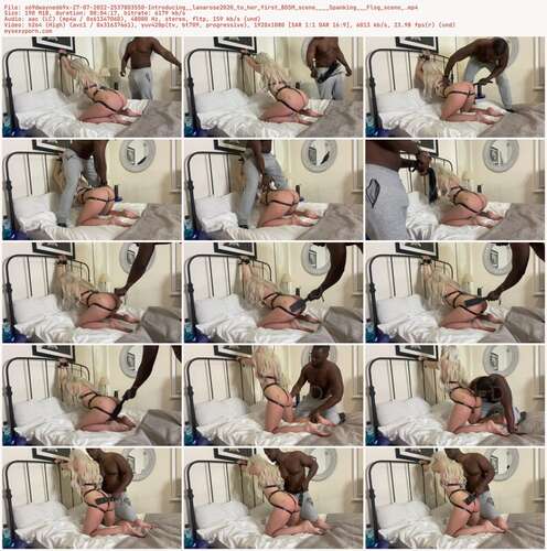 X69Dwayned69X - 27 07 2022 2537803550 - Introducing Lanarose2020 To Her First Bdsm Scene Spanking Flog Scene 1080p - Preview