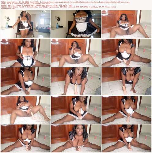 Ebonyashley - 24 06 2021 2144197774 - I Know A Few Of You Guys Asked For A Joi Style Video. So Here I Am Helping Master Stroke H 356p - Preview