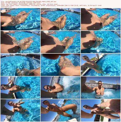 Davinablakebell - 04 08 2020 92321941 - Raw Footage From A Pool Day 1080p - Preview