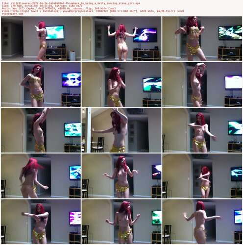 Xlilyflowersx - 2022 06 24 2494840166 - Throwback To Being A Belly Dancing Slave Girl 720p - Preview