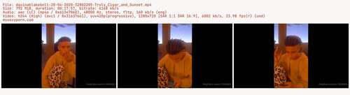 Davinablakebell - 20 04 2020 32802205 - Truly Cigar And Sunset 720p - Preview