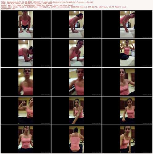 Davinablakebell - 02 08 2020 43018337 19 Year Old Davina Trying To Get Her Flex On... Ho 720p - Preview