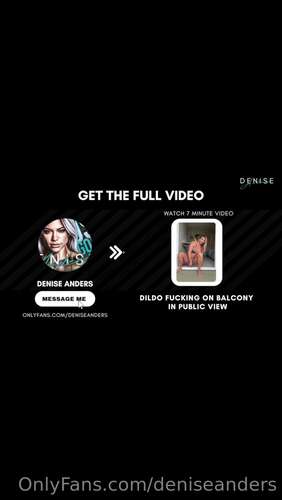 Deniseanders – 09 05 2023 2865261908 – I Woke Up This Morning So Horny I Fucked My Dildo On My Balcony In Public View The Dog Walkers 1280p - Cover